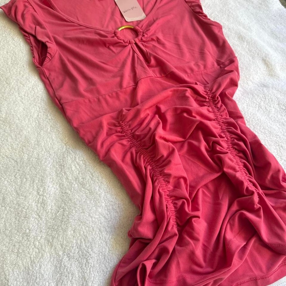 vintage south pole rouched blouse